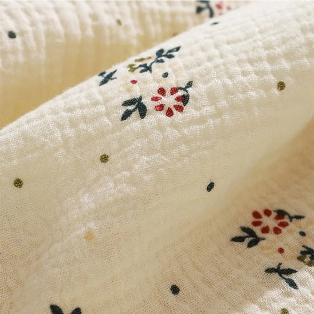 Cotton Baby Blanket Soft Breathable Cover Blanket for Infant Skin-friendly Bear Printed Nap Sleeping Rug Dormitory - BaBy's World