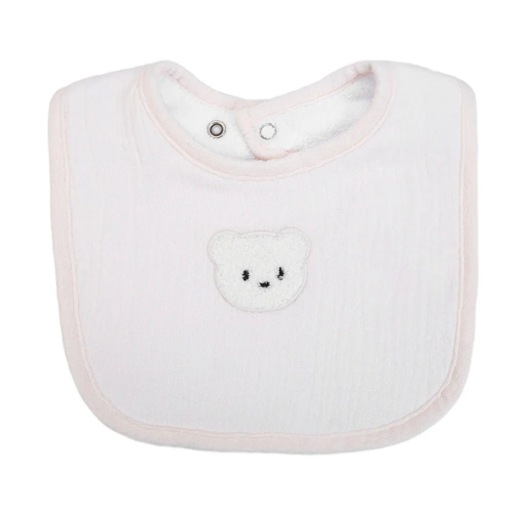 Cute Bear Muslin Cotton Baby Bibs Saliva Towel U-Absorbent Pockets Korean Children Kids Boys Girls Bandanas Feeding Burp Clothes - BaBy's World