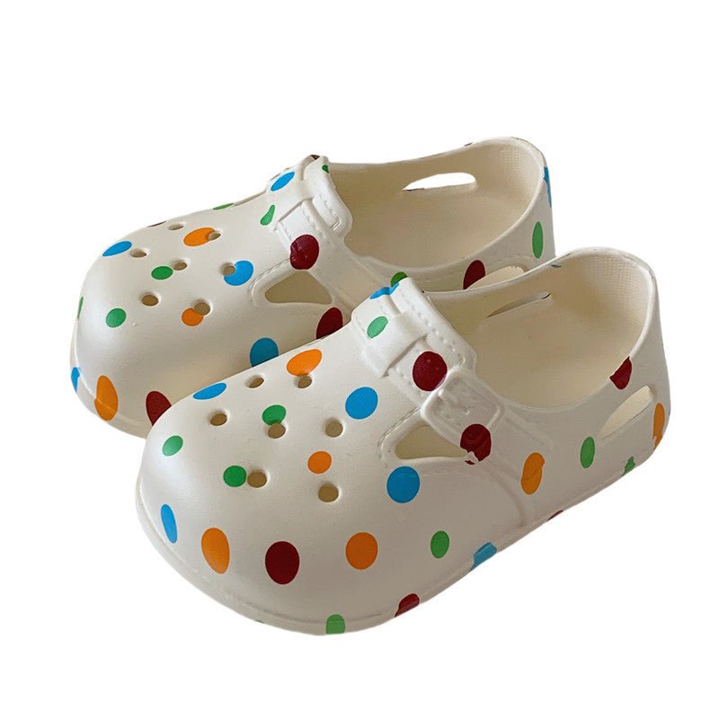Cute Polka Dot Children's Toe Cap Sandals - BaBy's World