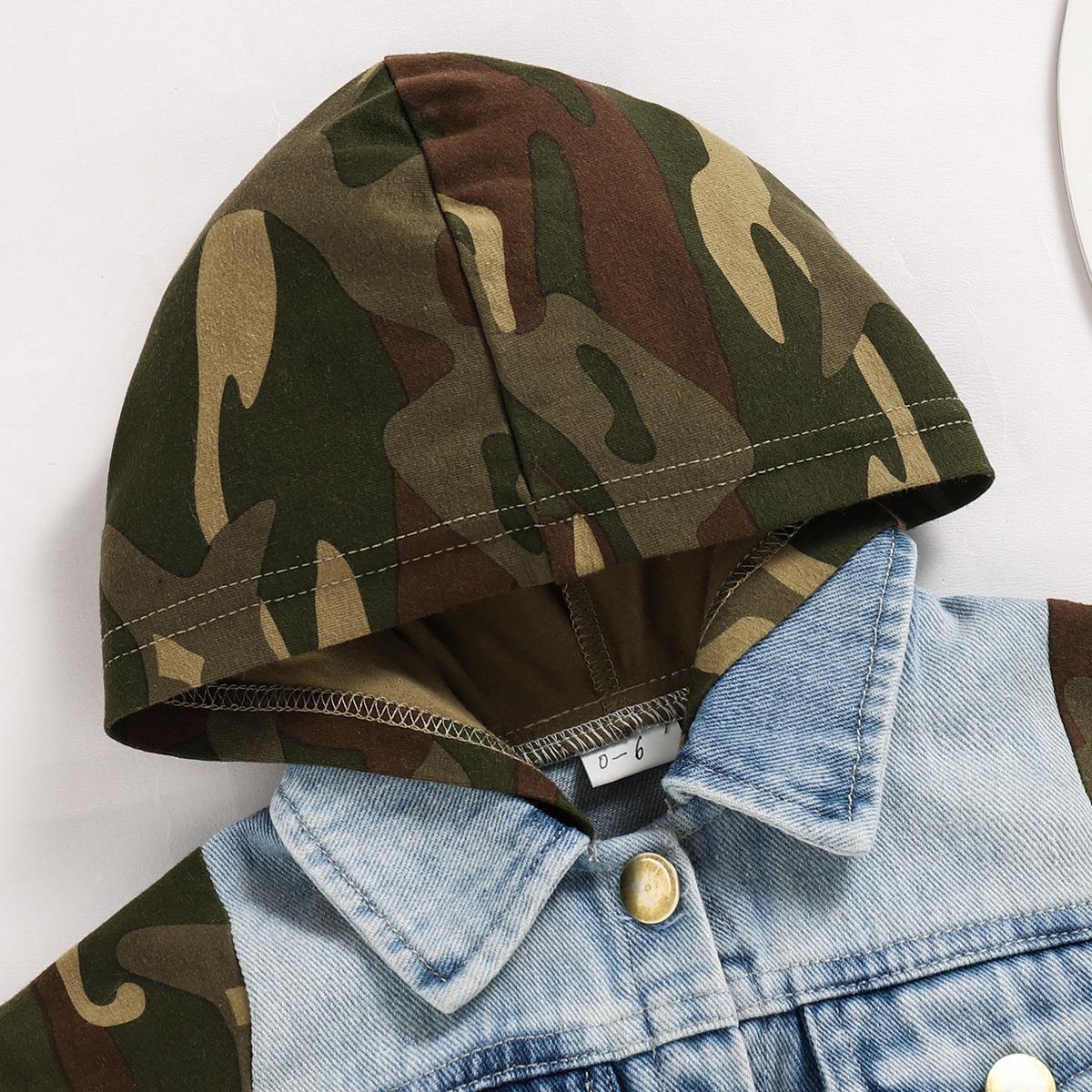 Boys Summer Hooded - Boys' Summer Hooded Children's Casual Camouflage Shorts - Boys Clothing - Baby's World (view 5)