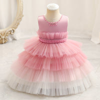 Gradient Cake Dress Children's Dress Princess Dress