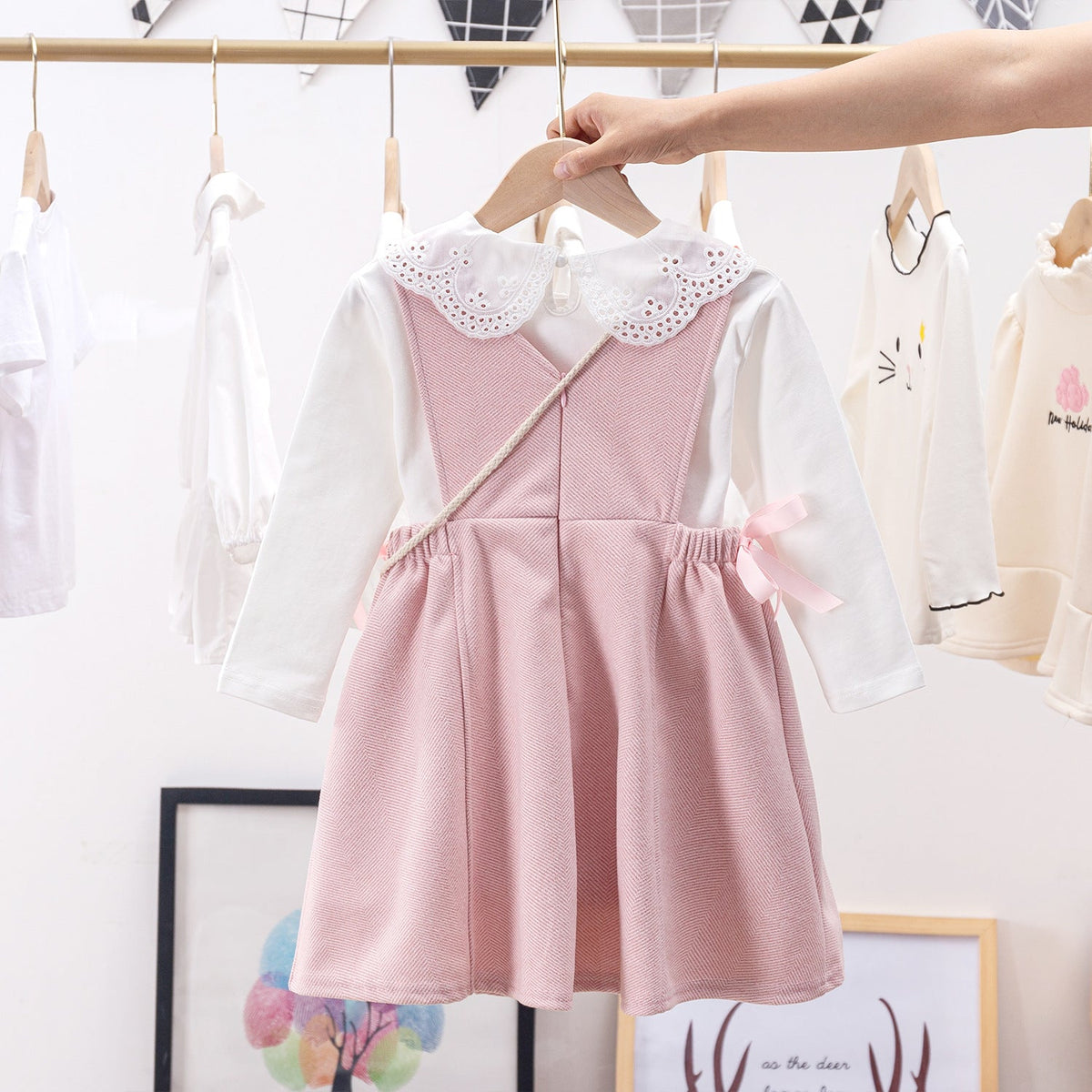 Spring And Autumn New Children Dress