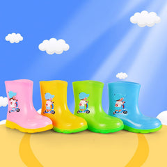 Non-slip Waterproof Detachable Velvet Children's Rain Boots