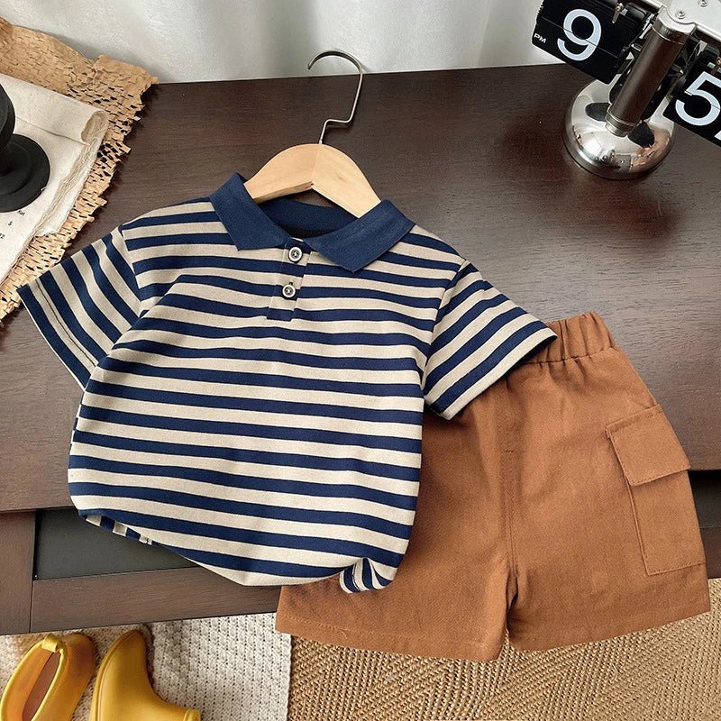 Diimuu Boys Clothing - DIIMUU Baby Boys Clothing Sets T-shirt + Shorts Kids Girl Outfits Suits Children Summer Wear Infant