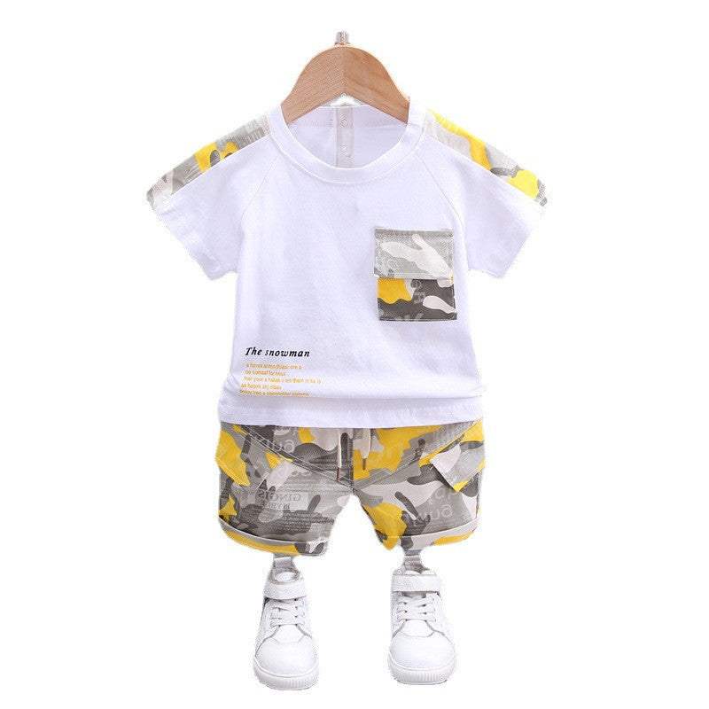 Boys Casual Children - Boys' Casual Children's Children's Clothing Casual Short-sleeved Shorts - Boys & Kids dresses