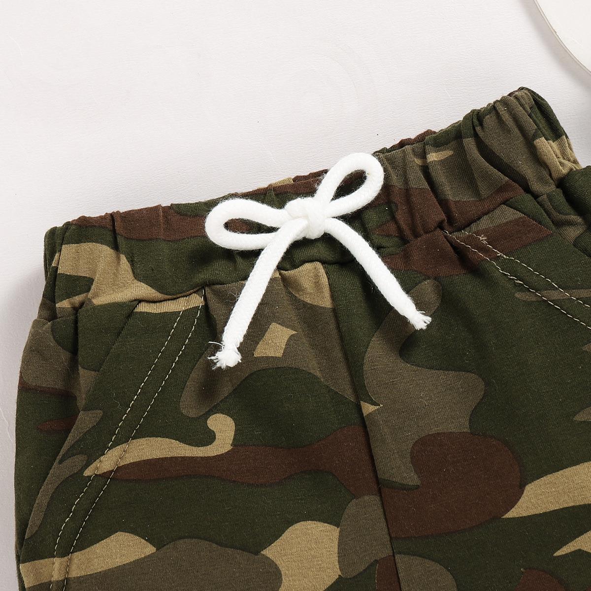 Boys Summer Hooded - Boys' Summer Hooded Children's Casual Camouflage Shorts - Boys Clothing - Baby's World (view 7)