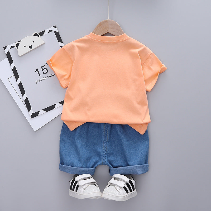 Boys Short Sleeved - Boys' Short-sleeved Cartoon Casual Suit - Boys Clothing - Baby's World (view 9)