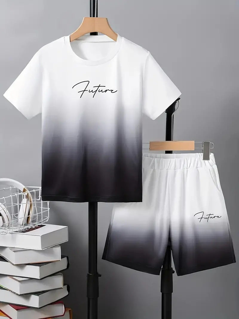 Boys Casual Short - Boys' Casual Short Sleeve T-shirt Top Shorts Two-piece Set - Boys & Kids dresses - Baby's World (view 15)