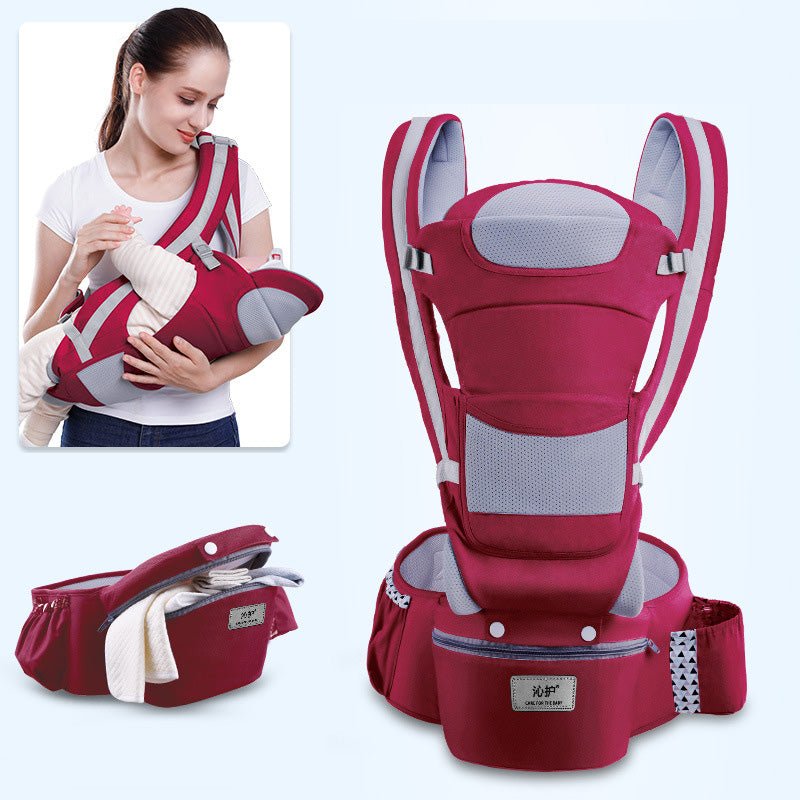 Ergonomic Baby Carrier Infant Baby Hipseat Carrier 3 In 1 Front Facing Ergonomic Kangaroo Baby Wrap Sling - BaBy's World