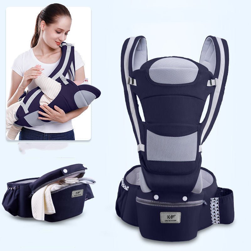 Ergonomic Baby Carrier Infant Baby Hipseat Carrier 3 In 1 Front Facing Ergonomic Kangaroo Baby Wrap Sling - BaBy's World