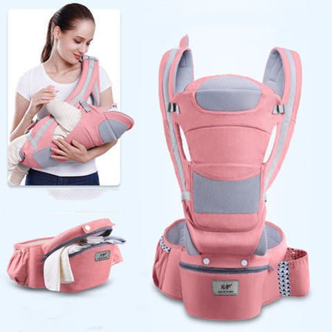 Ergonomic Baby Carrier Infant Baby Hipseat Carrier 3 In 1 Front Facing Ergonomic Kangaroo Baby Wrap Sling - BaBy's World