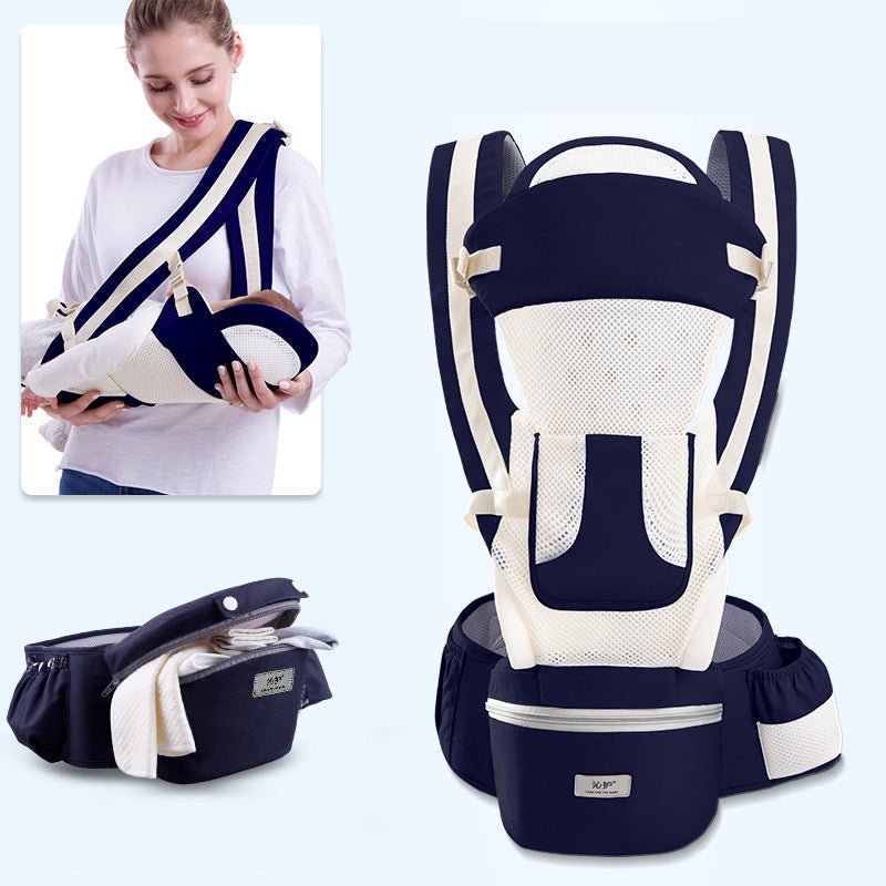 Ergonomic Baby Carrier Infant Baby Hipseat Carrier 3 In 1 Front Facing Ergonomic Kangaroo Baby Wrap Sling - BaBy's World