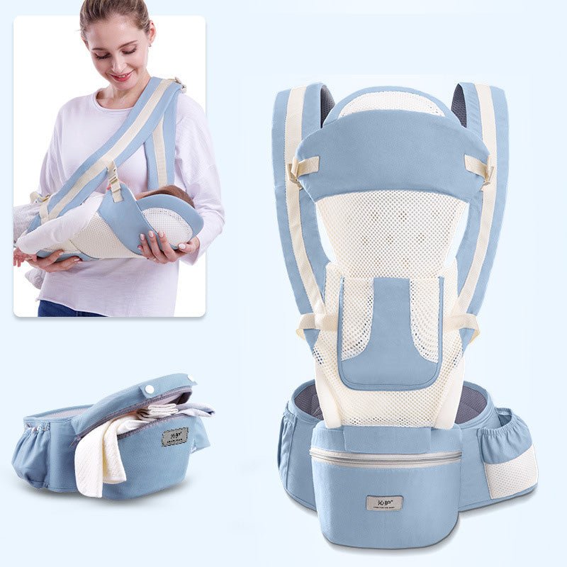 Ergonomic Baby Carrier Infant Baby Hipseat Carrier 3 In 1 Front Facing Ergonomic Kangaroo Baby Wrap Sling - BaBy's World