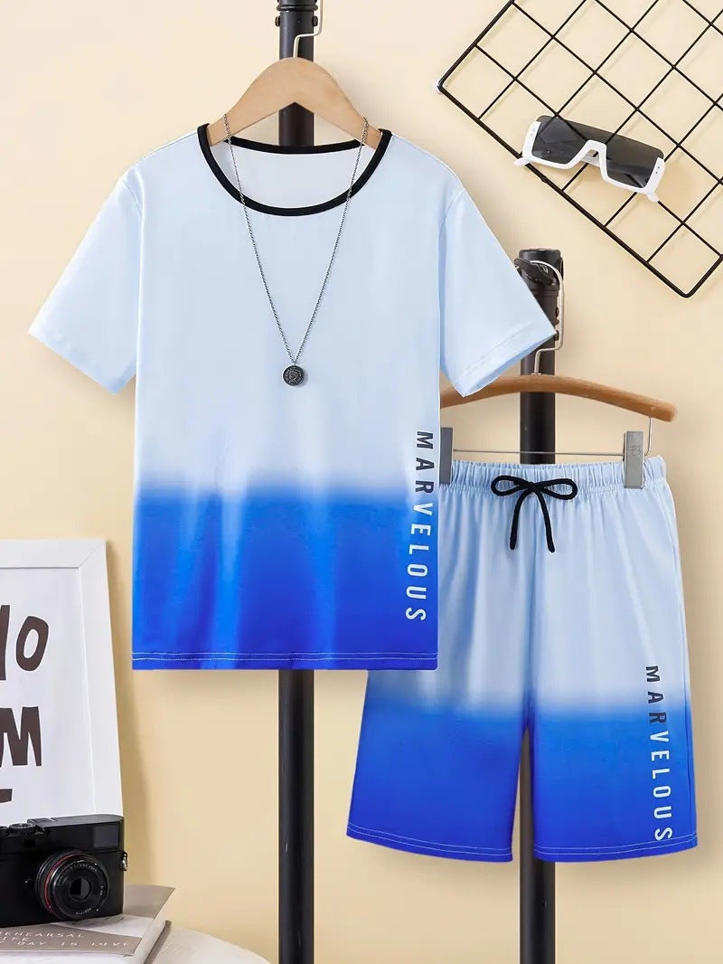 Boys Casual Short - Boys' Casual Short Sleeve T-shirt Top Shorts Two-piece Set - Boys & Kids dresses - Baby's World (view 6)