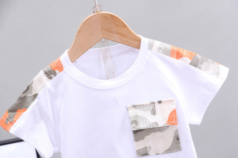 Boys Casual Children - Boys' Casual Children's Children's Clothing Casual Short-sleeved Shorts - Boys & Kids dresses