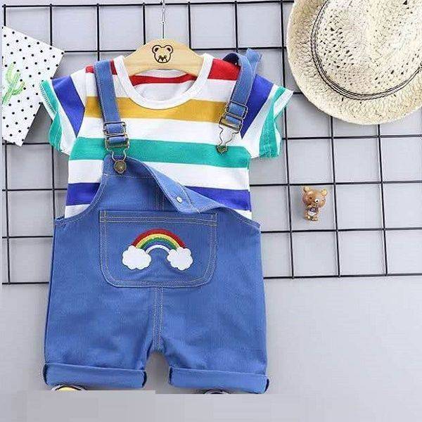 New Fashion Summer Boys Clothing Dress Sets - T-shirt Set - Baby's World (view 2)
