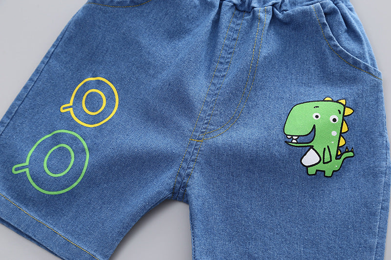 Boys Short Sleeved - Boys' Short-sleeved Cartoon Casual Suit - Boys Clothing - Baby's World (view 5)