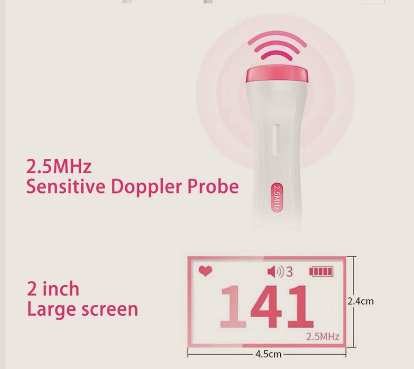 Fetal Heart Rate Monitor Home Pregnancy Baby Fetal Sound Heart Rate Detector - BaBy's World