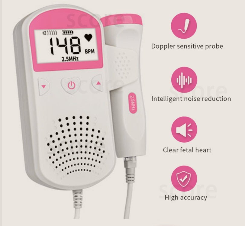 Fetal Heart Rate Monitor Home Pregnancy Baby Fetal Sound Heart Rate Detector - BaBy's World