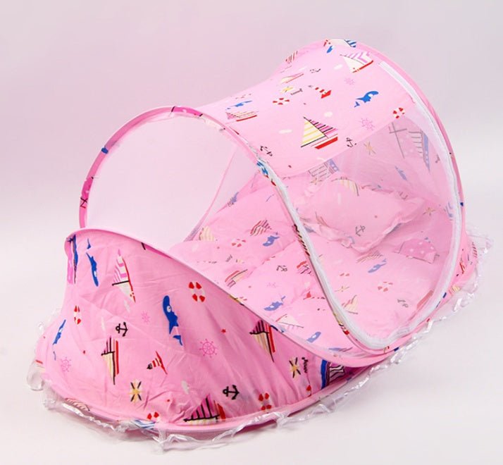 Foldable Baby Bed Net With Pillow Net 2pieces Set - BaBy's World