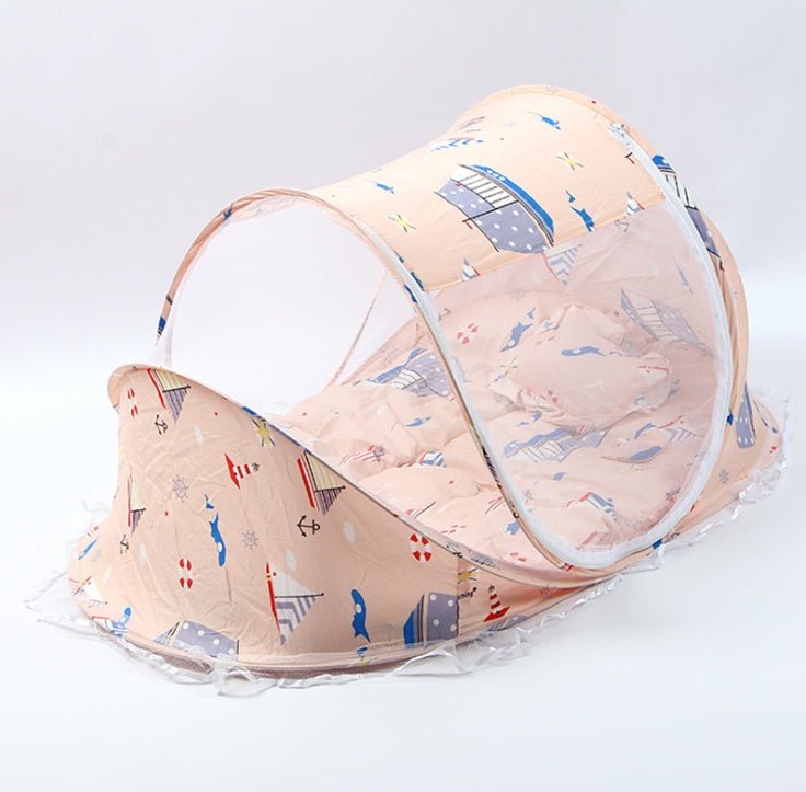 Foldable Baby Bed Net With Pillow Net 2pieces Set - BaBy's World