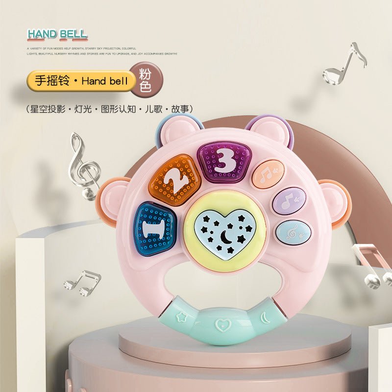 Fun Infant Toys Educational Early Education Baby Soothing Artifact Music Story Grasping Training Hand Drum Rattle - BaBy's World