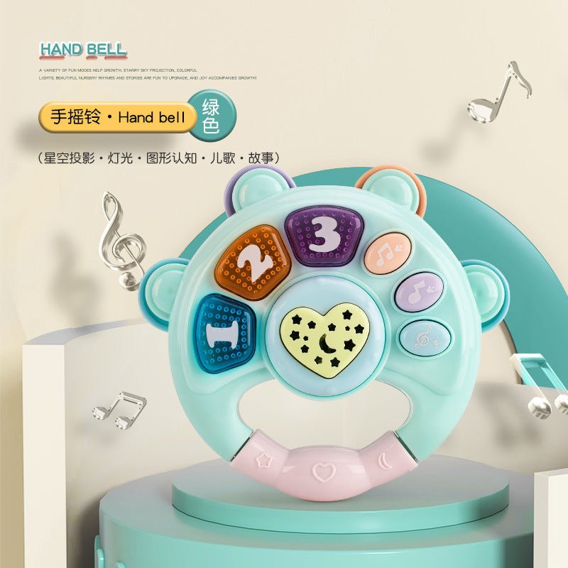 Fun Infant Toys Educational Early Education Baby Soothing Artifact Music Story Grasping Training Hand Drum Rattle - BaBy's World