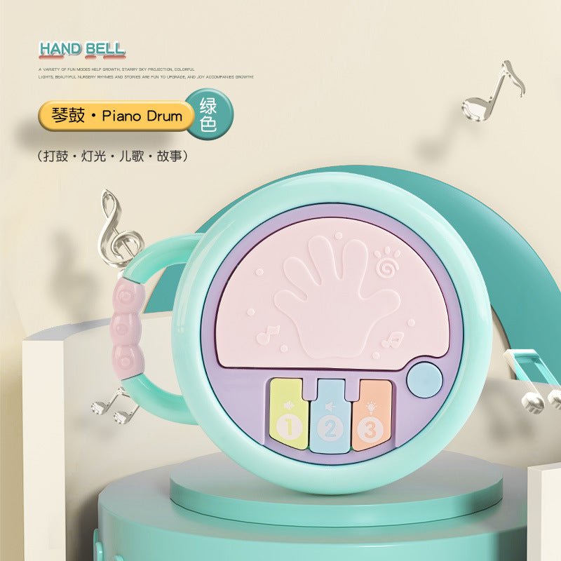 Fun Infant Toys Educational Early Education Baby Soothing Artifact Music Story Grasping Training Hand Drum Rattle - BaBy's World