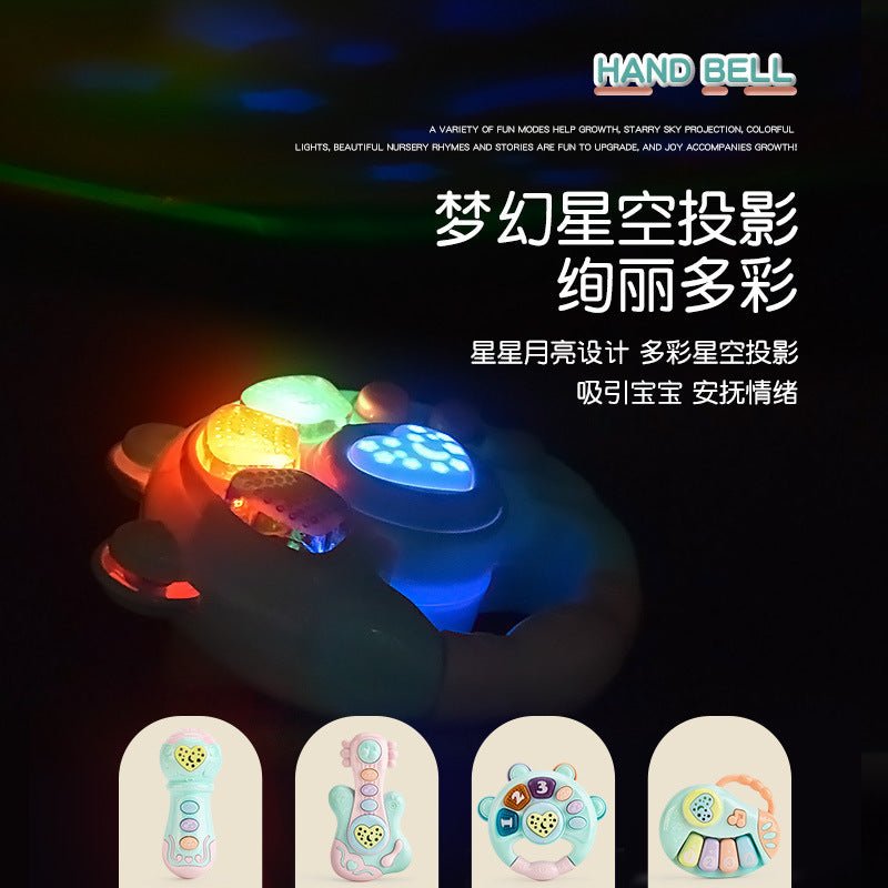 Fun Infant Toys Educational Early Education Baby Soothing Artifact Music Story Grasping Training Hand Drum Rattle - BaBy's World