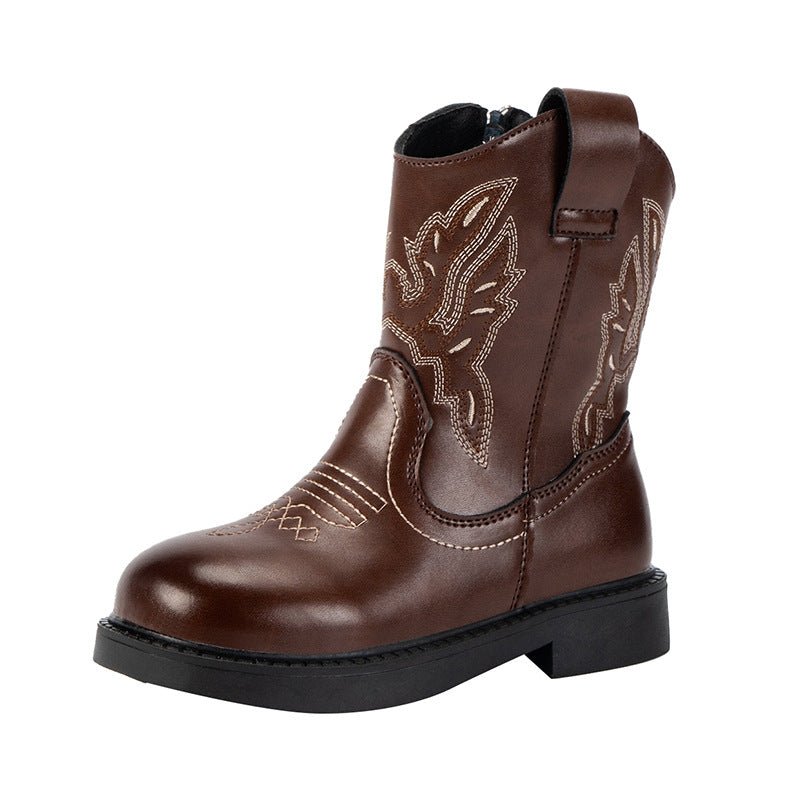 Girls' Embroidered Martin Boots - BaBy's World