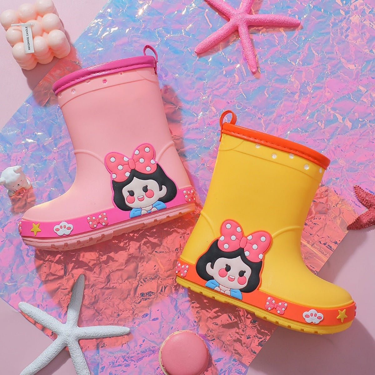Girls' Kindergarten Non-slip Princess Rain Boots - BaBy's World