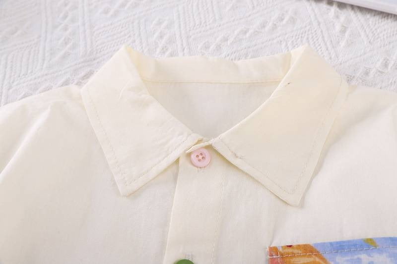New Style Stylish Summer Short-Sleeve Set for Boys - Handsome Two-Piece Children's Shirt Set