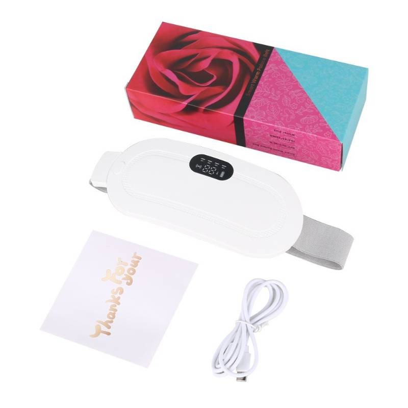 Period cramp heating and vibrating pad for relief pain