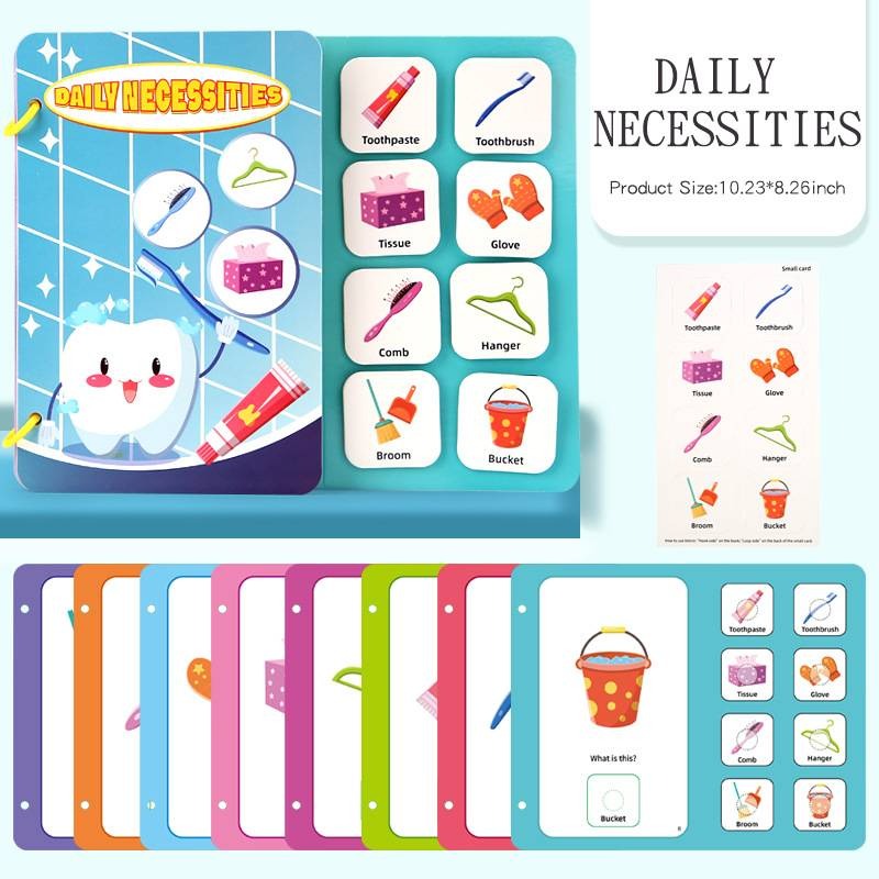 Montessori baby busy book