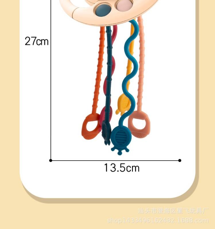 Baby Educational Fun Finger pull toy can be parsed and bittiness enlightenment early education toy