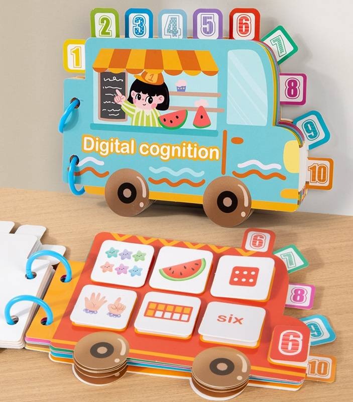 Early education enlightenment color number recognition book