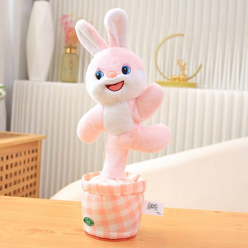 Dancing and Singing plush toy baby learning to talk and twisting baby dancing bunny doll