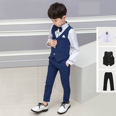 Kids 3 Pieces Sets Gentleman Formal Suit(5-8 years)