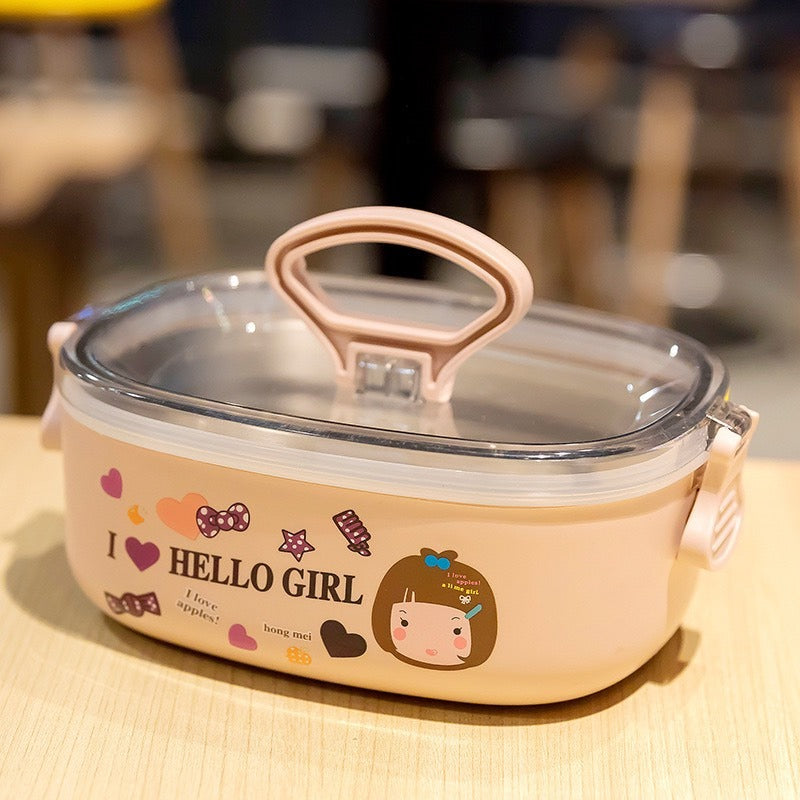 Stainless Steel Lunch Box with Lid