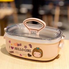 Stainless Steel Lunch Box with Lid