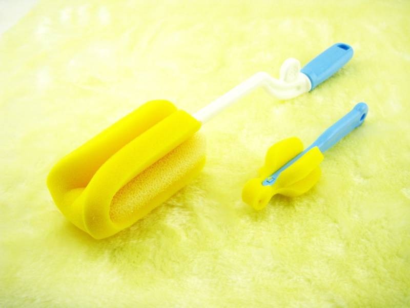 Kitchen Accessories Baby Bottle Sponge Cleaning Brush
