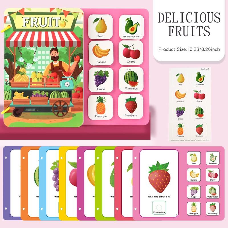 Montessori baby busy book