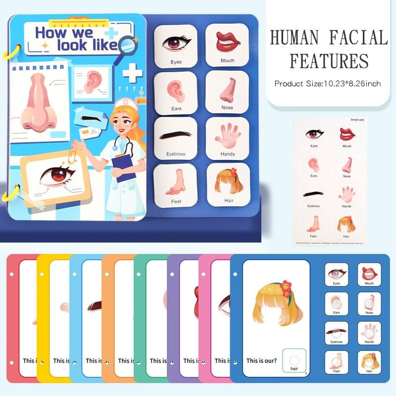 Montessori baby busy book