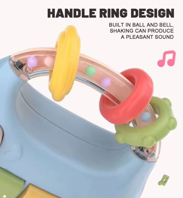Baby Light & Music Soothing Rattle Toy (0–1 Year)