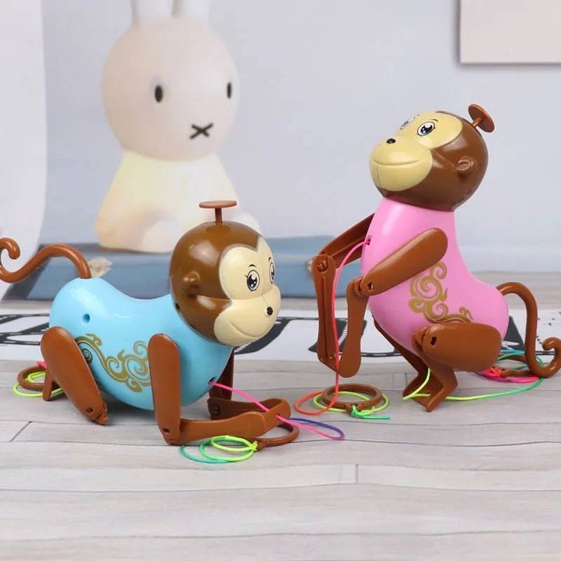 Cute Rope Climbing Monkey Clockwork Toy