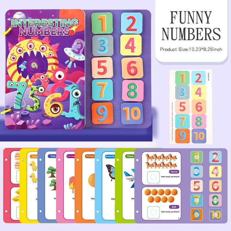 Montessori baby busy book