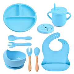 Baby Silicone Feeding Set Bowl Spoon & Fork Bangladesh