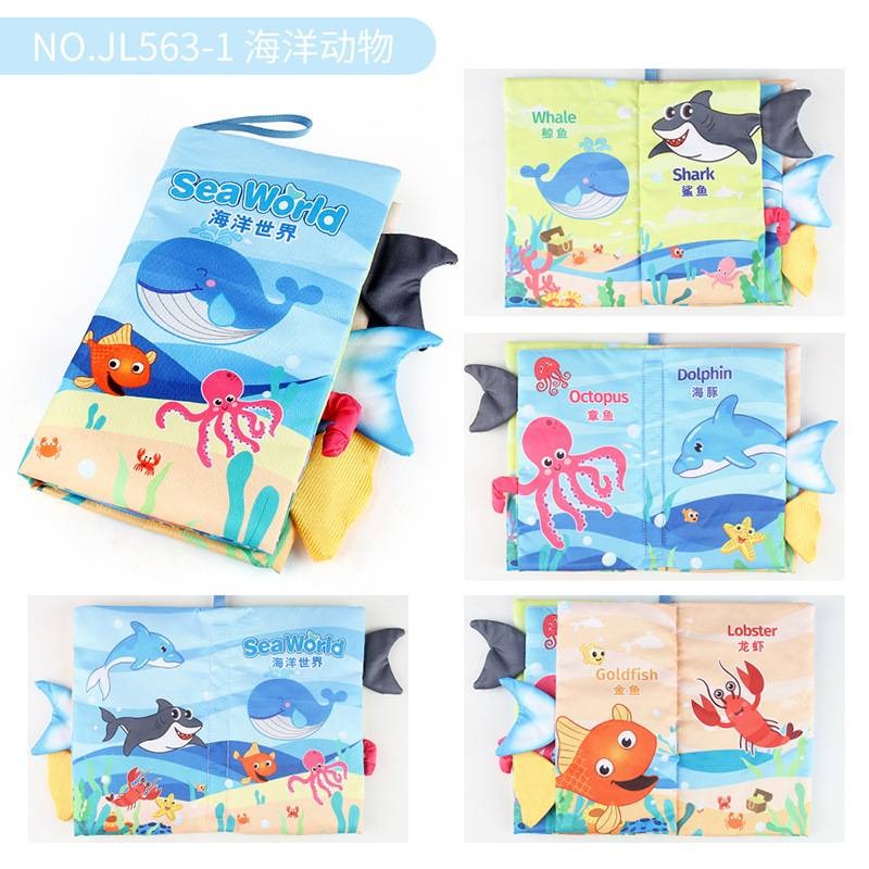 Baby cloth book for early learning