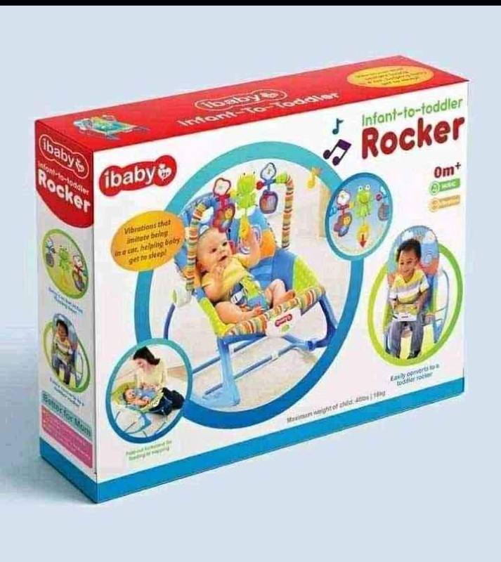 Baby Bouncer Automatic Rocking Chair With Soft Seat & Safety For Baby