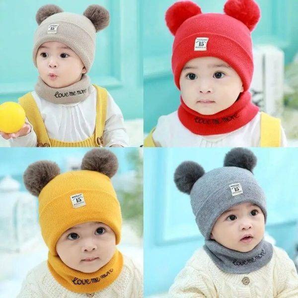 Unisex Beanie Baby Hat 0-12 Month Size